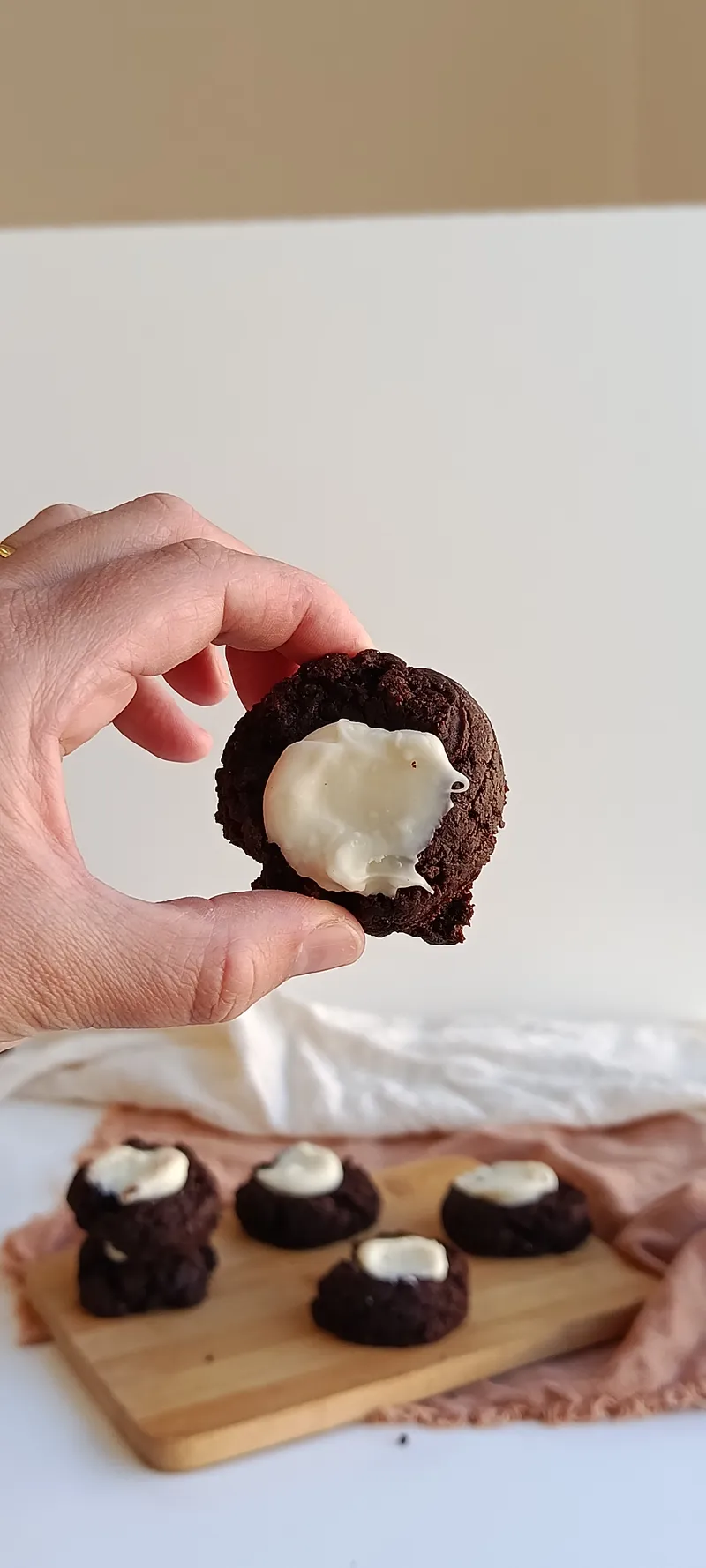 Cookie Pepas de Cacao con Chocolate Blanco