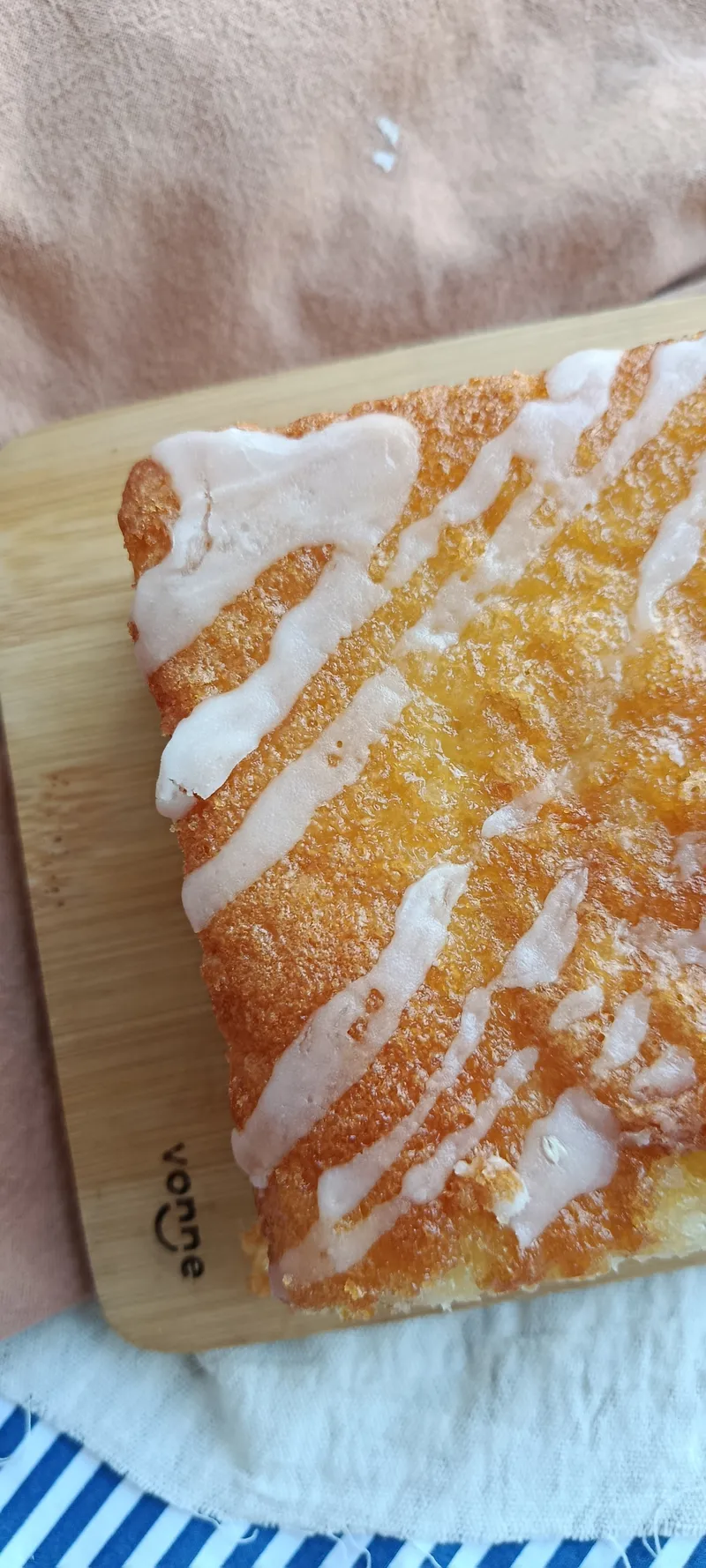 Budin Cuadrado de Limon